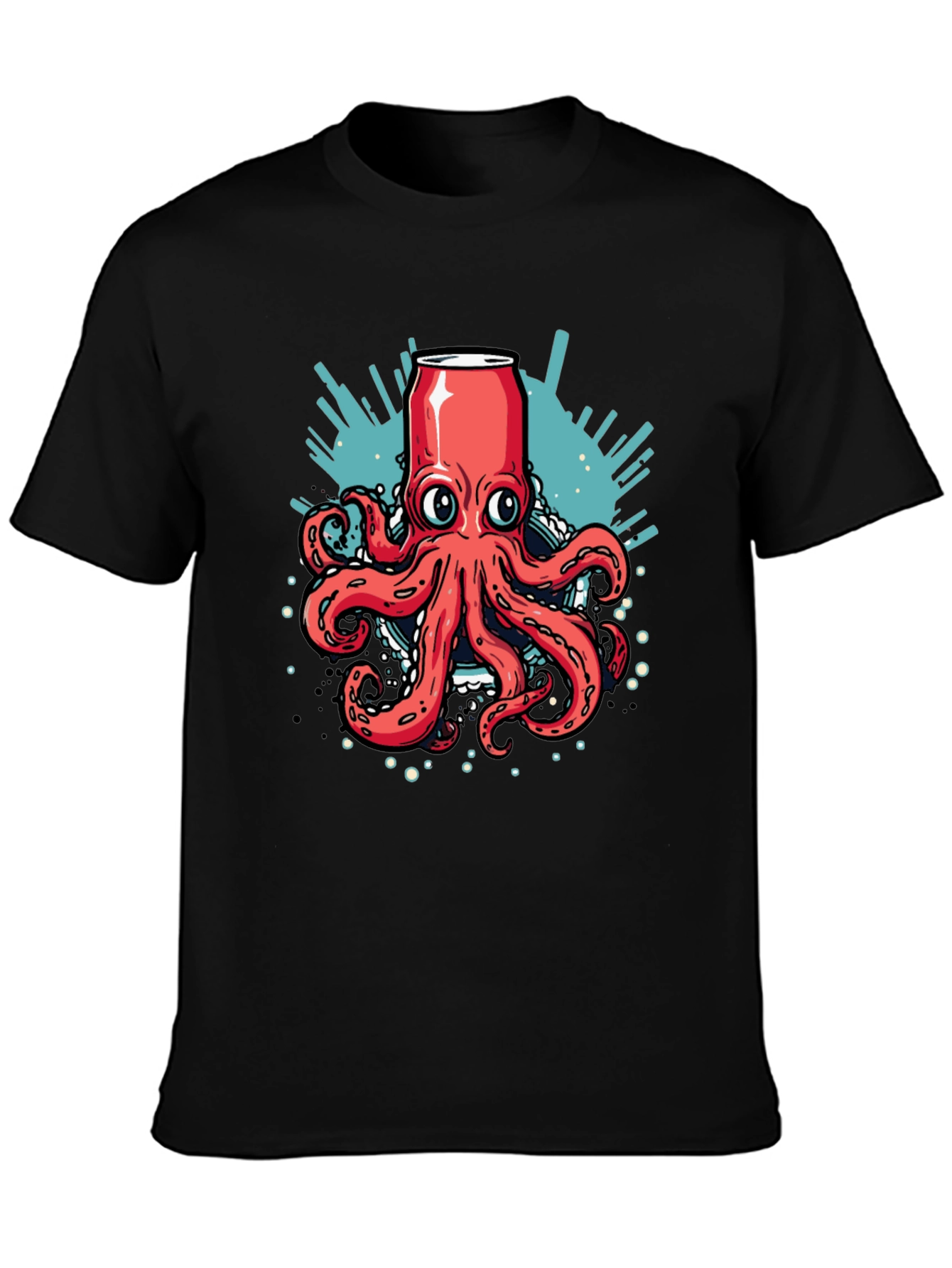 Octopus Can Graphic Tee - Unique Design