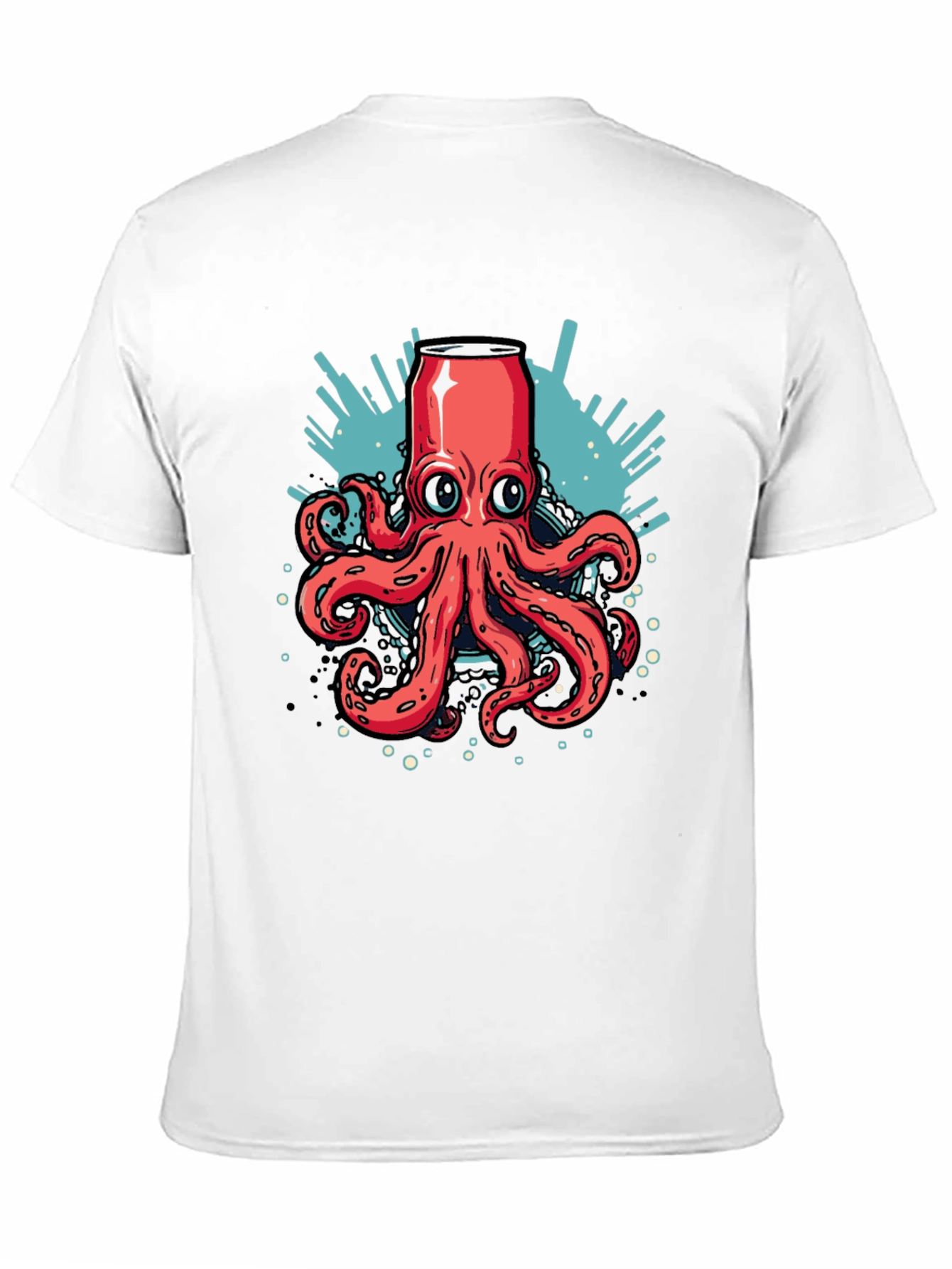 Octopus Can Graphic Tee - Unique Design