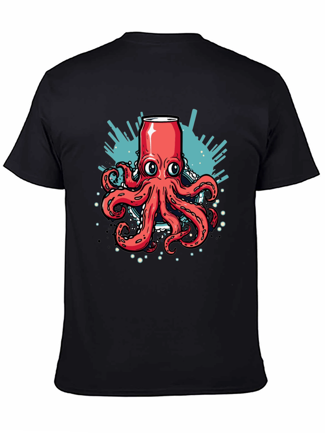 Octopus Can Graphic Tee - Unique Design