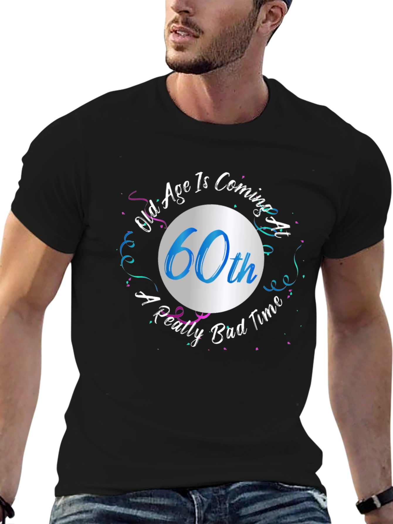 Funny 60th Birthday T-Shirt: Old Age Coming