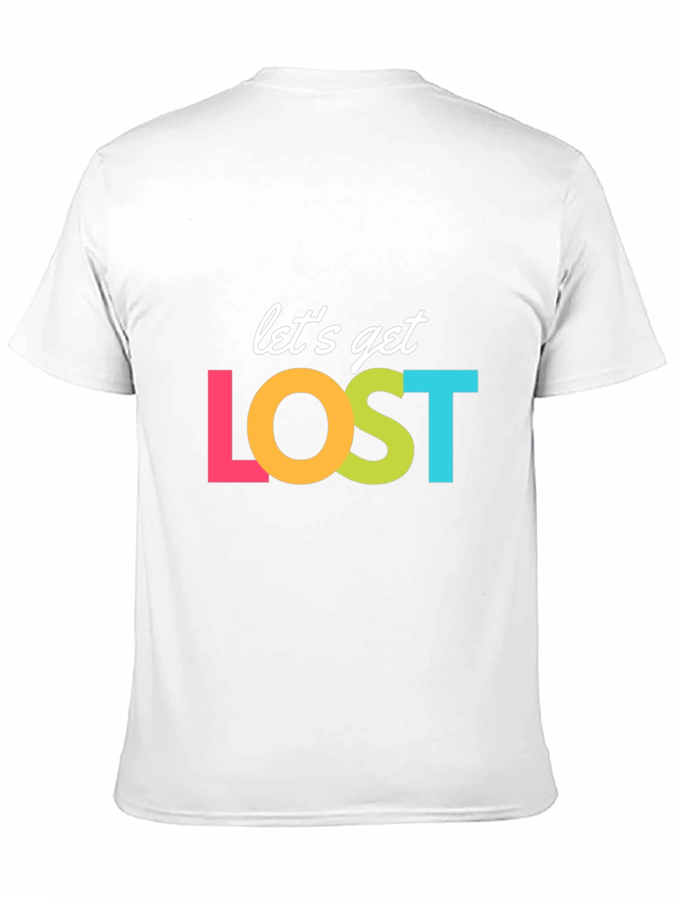 Lets Get Lost Graphic T-Shirt - Black
