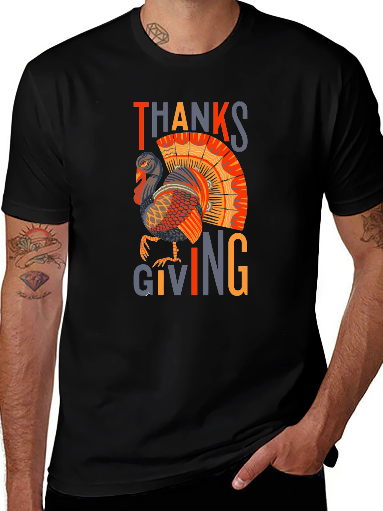 Thanksgiving Turkey Graphic Tee