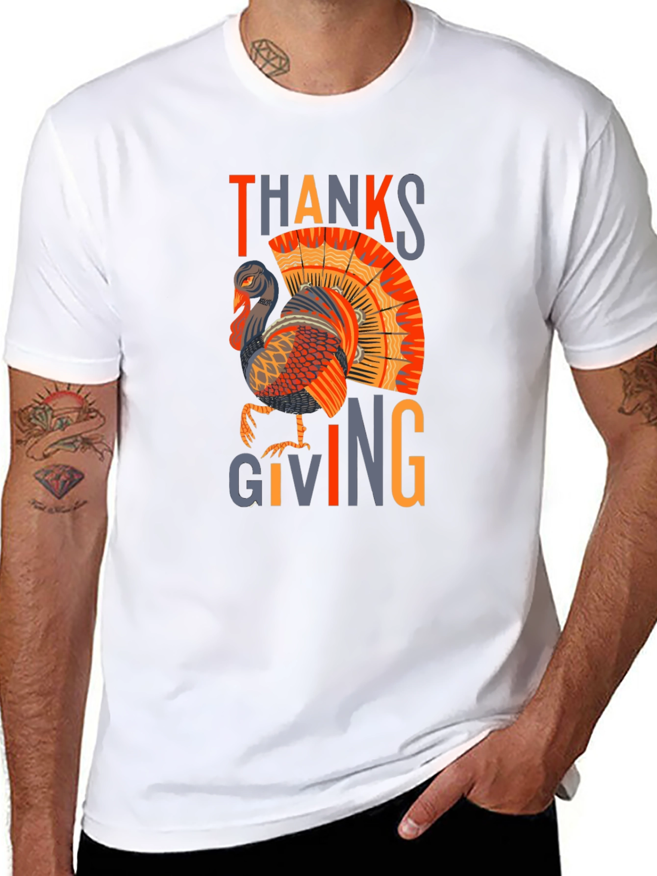 Thanksgiving Turkey Graphic Tee