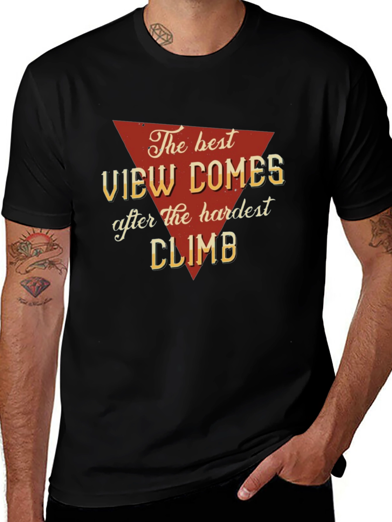 The Best View Comes After Hardest Climb Graphic Tee