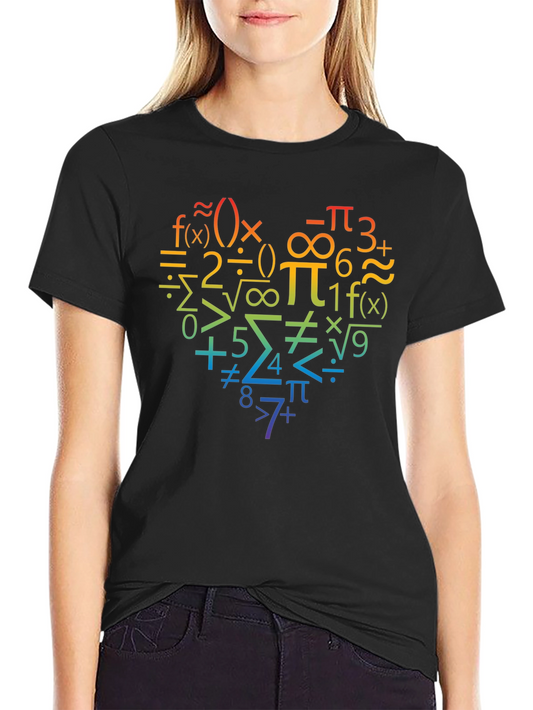Math Heart T-Shirt - Perfect for Math Lovers