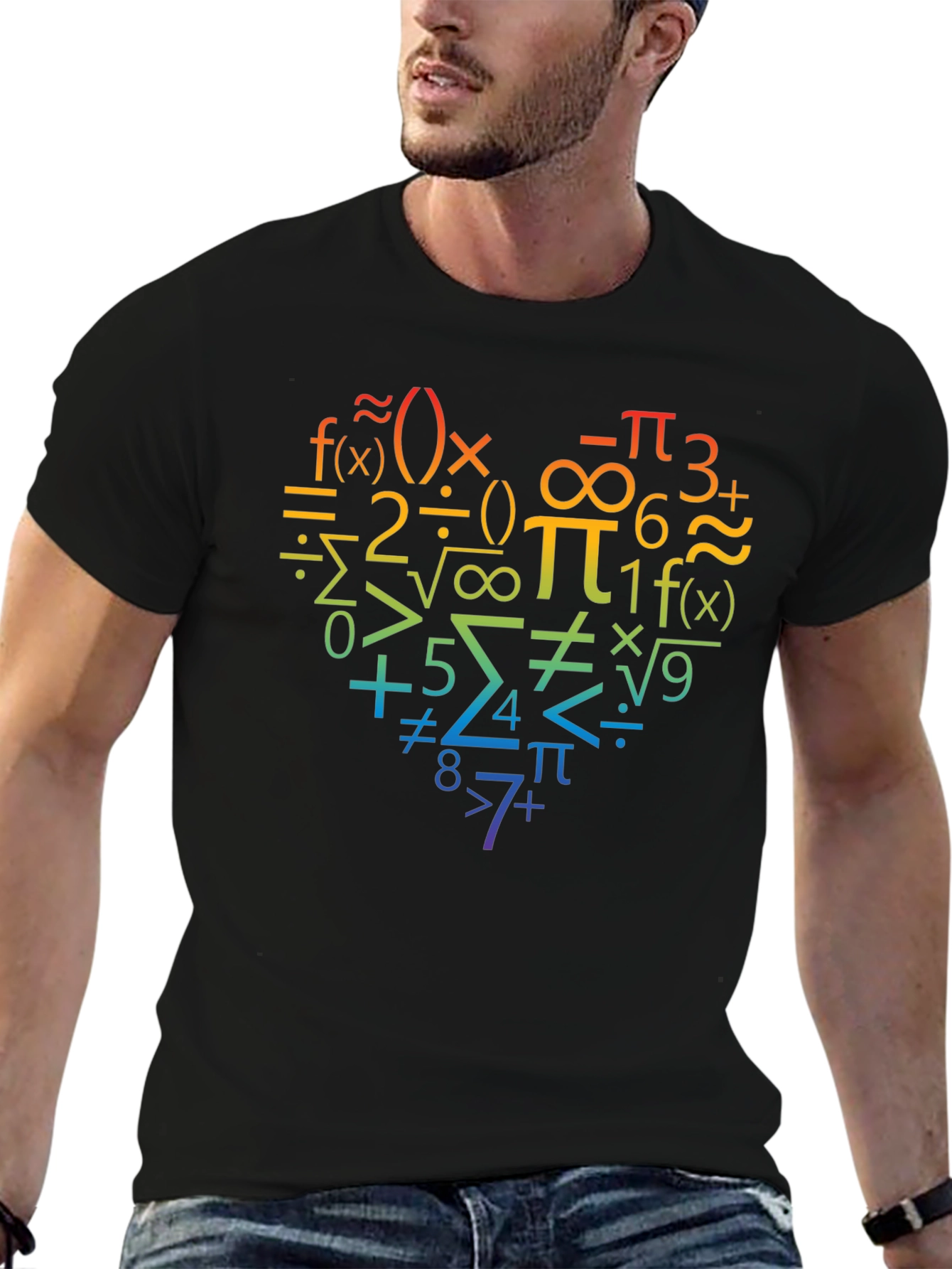 Math Heart T-Shirt - Perfect for Math Lovers