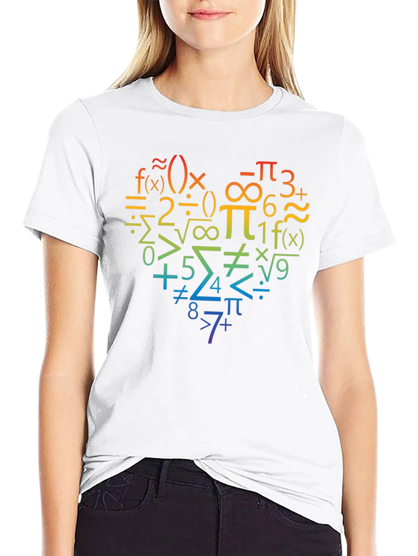 Math Heart T-Shirt - Perfect for Math Lovers