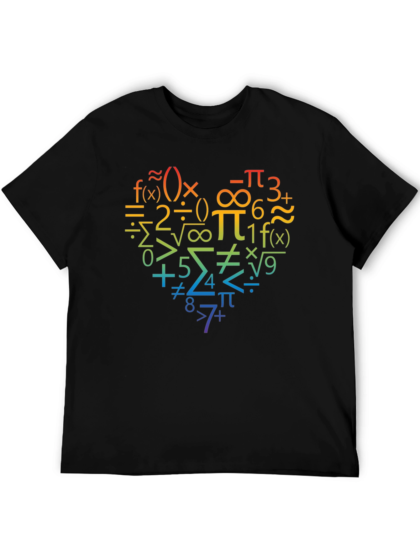 Math Heart T-Shirt - Perfect for Math Lovers