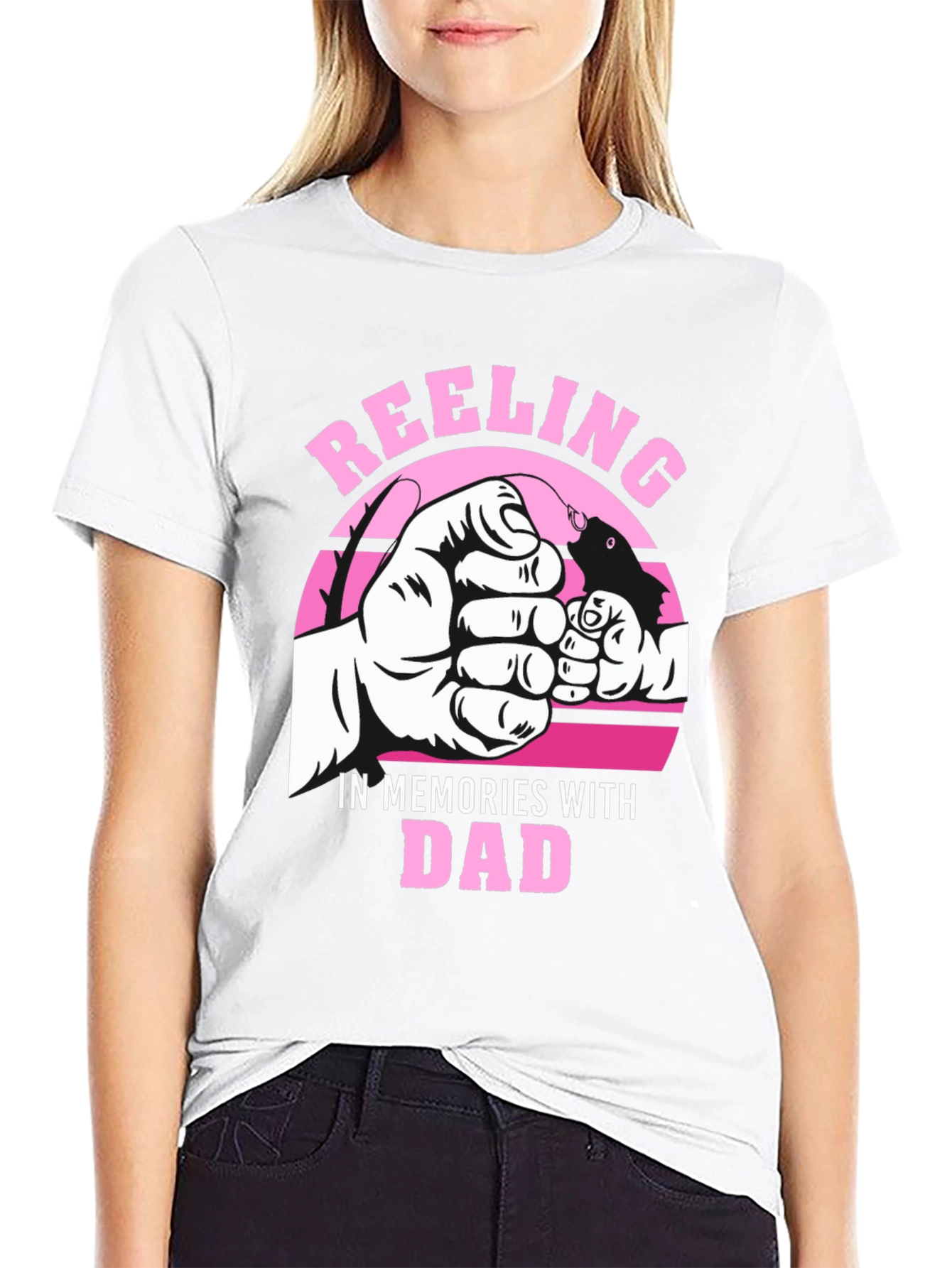 Reeling in Memories with Dad T-Shirt