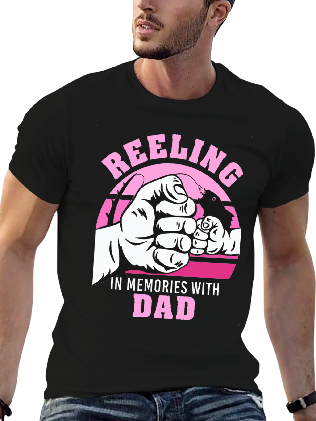 Reeling in Memories with Dad T-Shirt