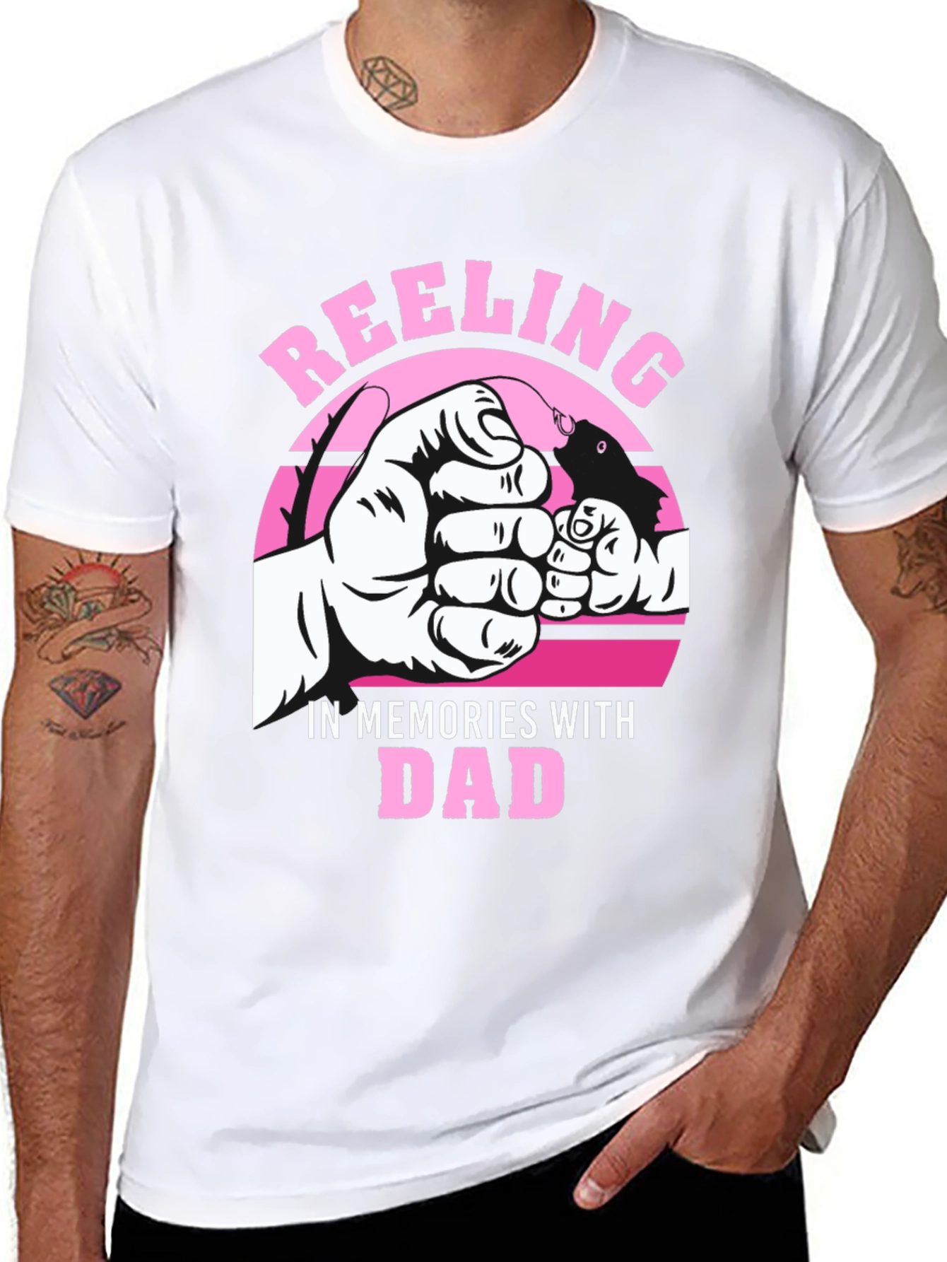 Reeling in Memories with Dad T-Shirt