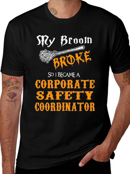 Corporate Safety Coordinator Funny Halloween T-Shirt