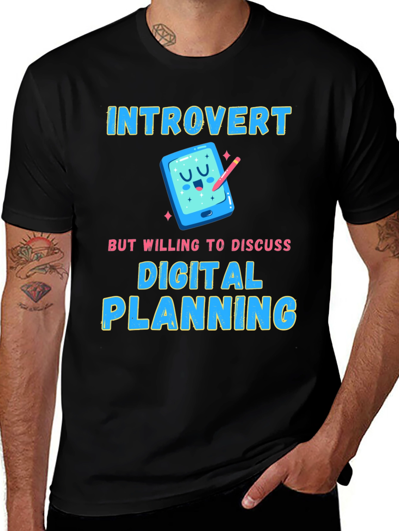 Introvert Digital Planning T-Shirt