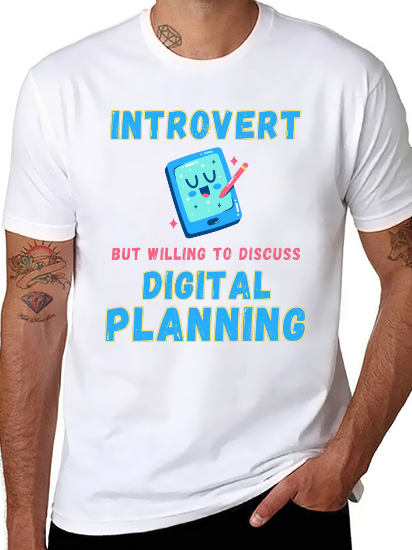 Introvert Digital Planning T-Shirt