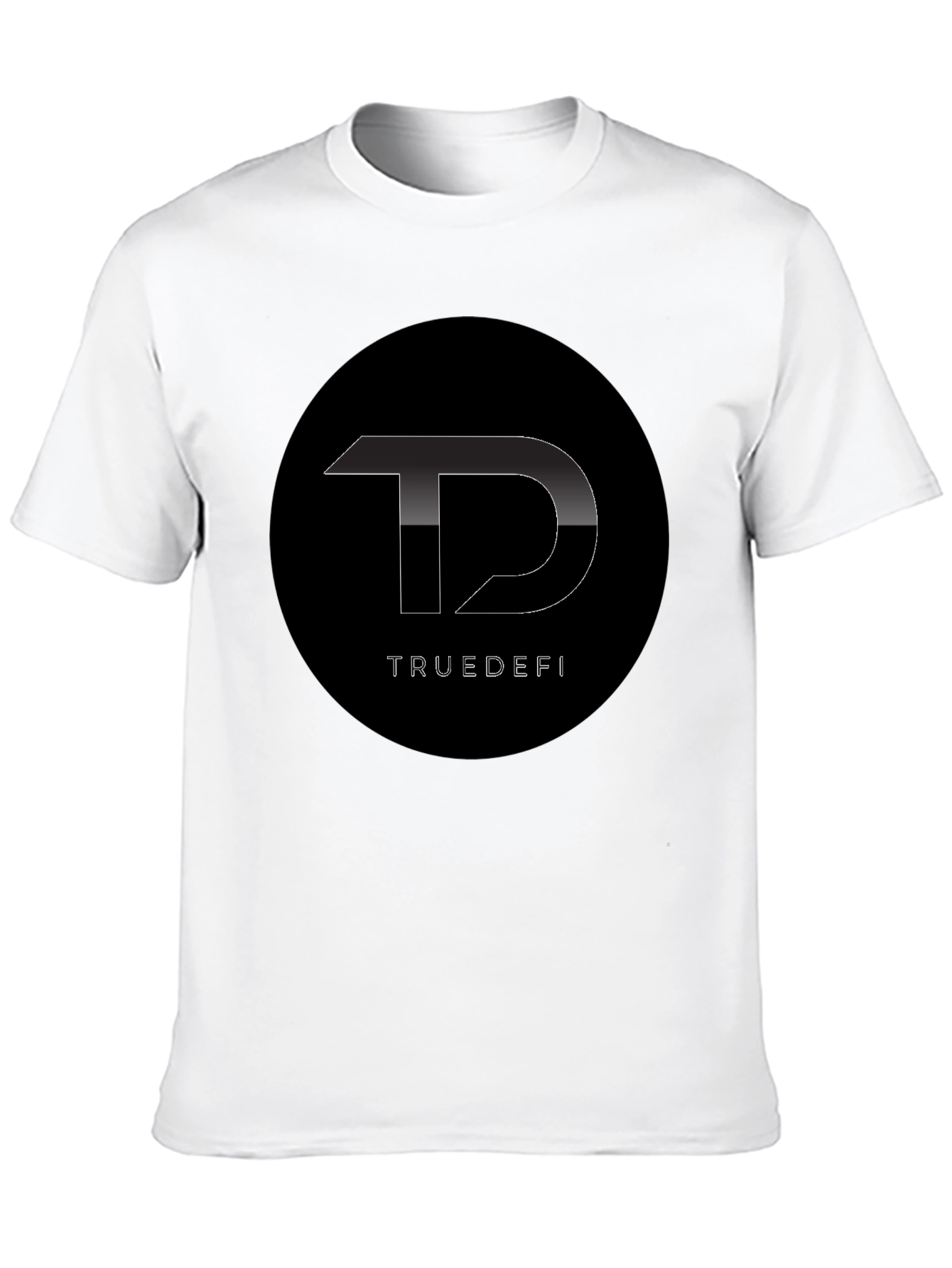 TrueDefi Black Graphic Tee