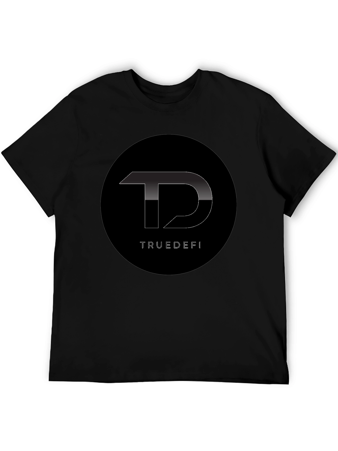 TrueDefi Black Graphic Tee