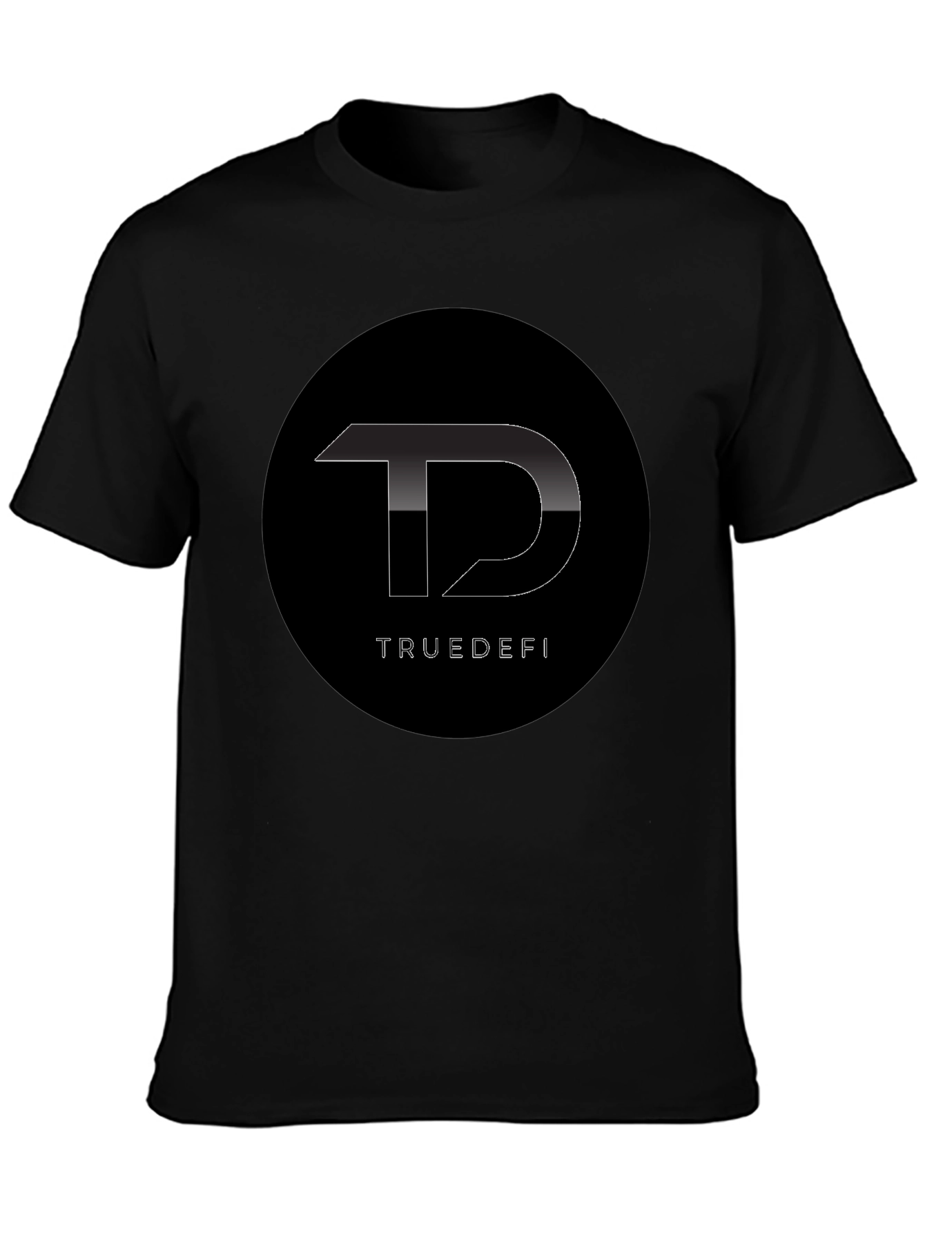 TrueDefi Black Graphic Tee