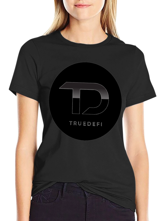 TrueDefi Black Graphic Tee