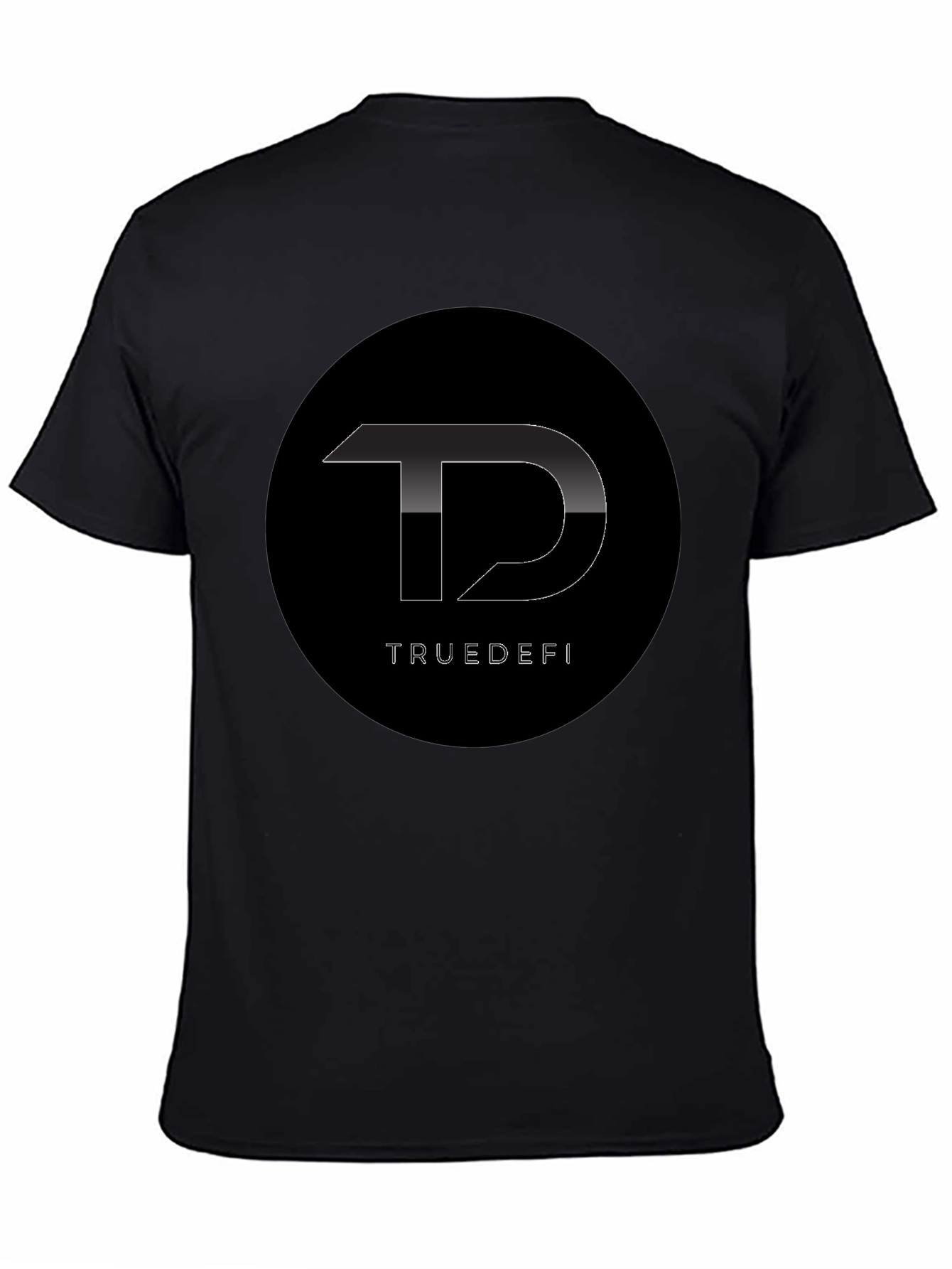 TrueDefi Black Graphic Tee