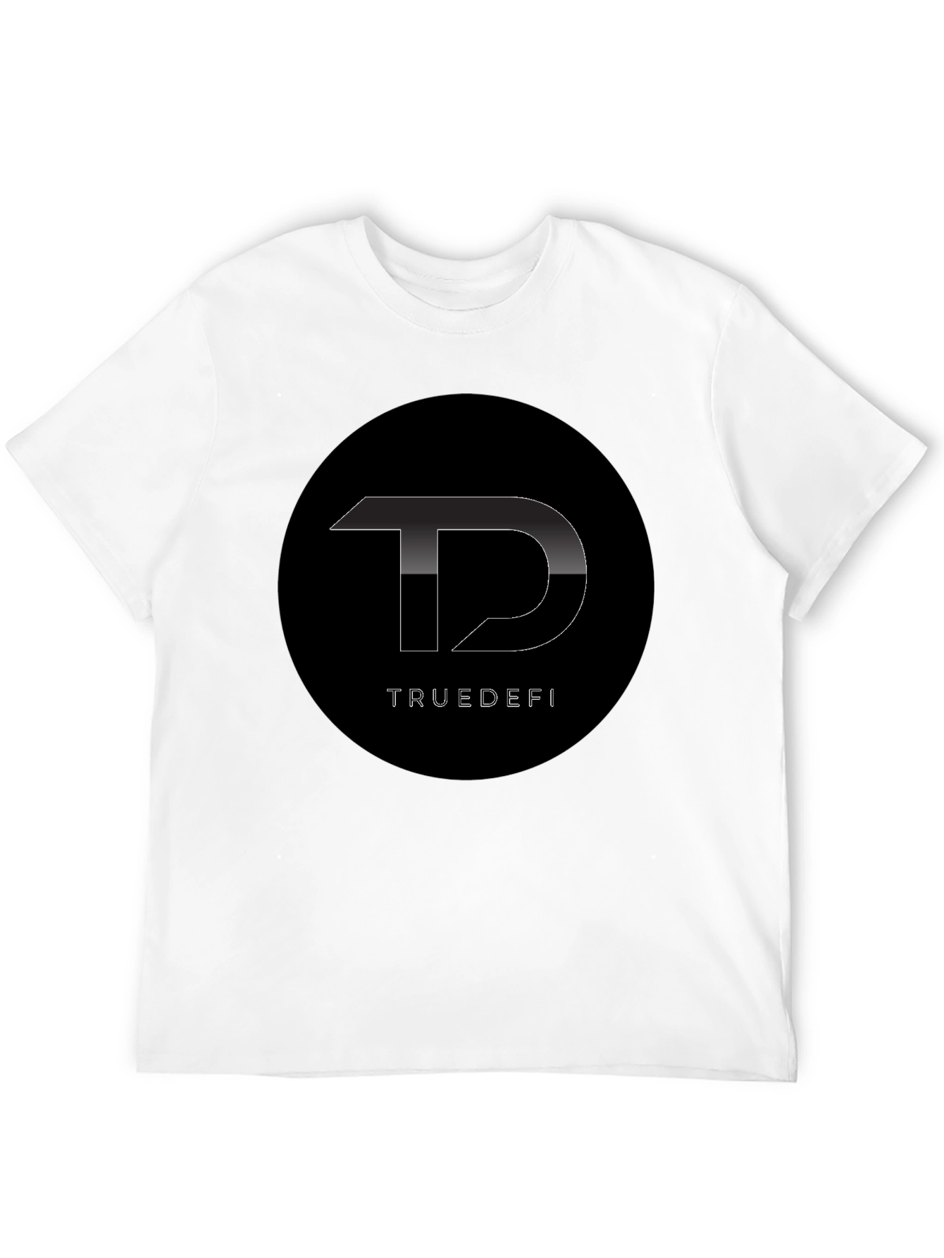 TrueDefi Black Graphic Tee