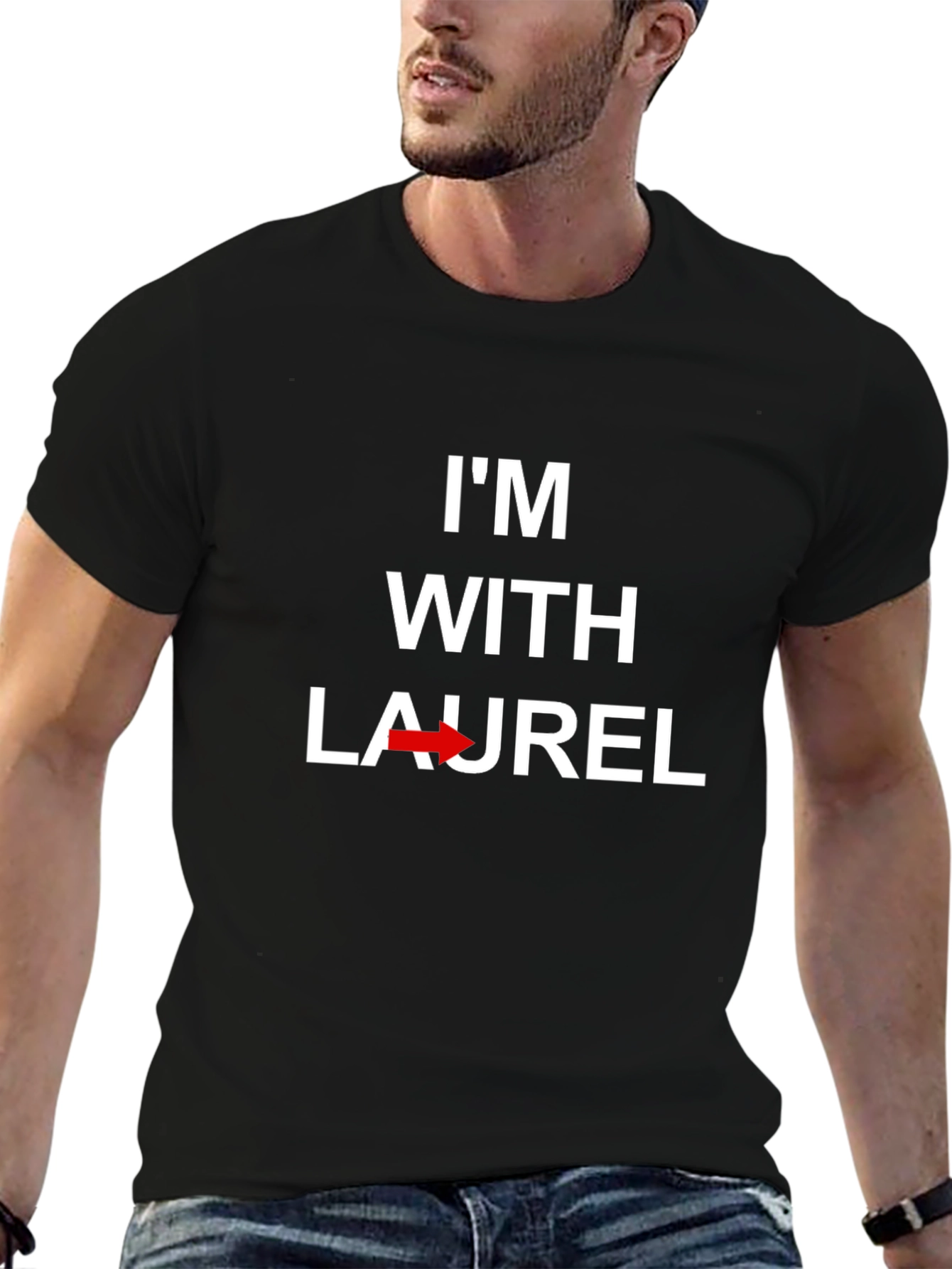 Im With Laurel Graphic T-Shirt