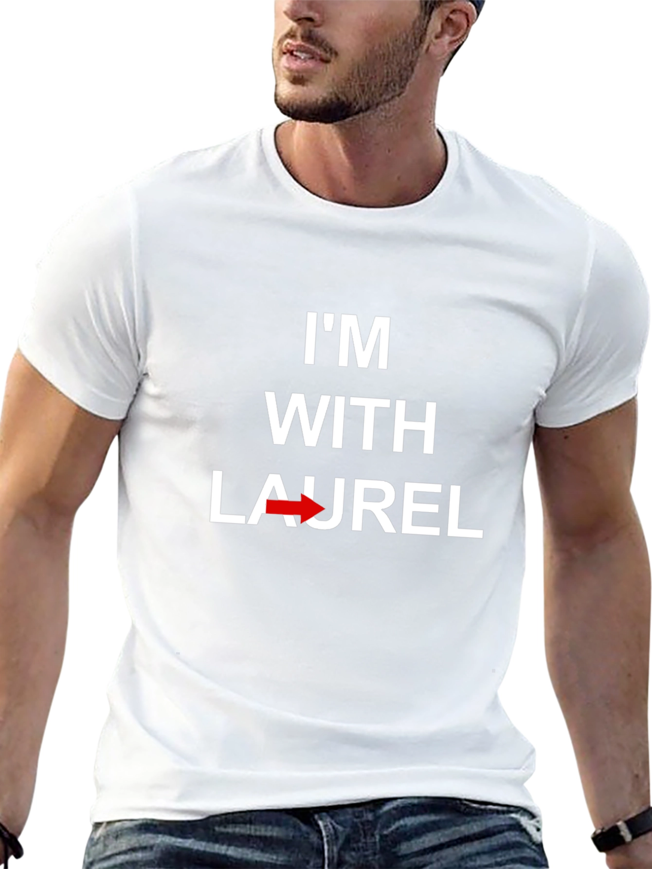 Im With Laurel Graphic T-Shirt