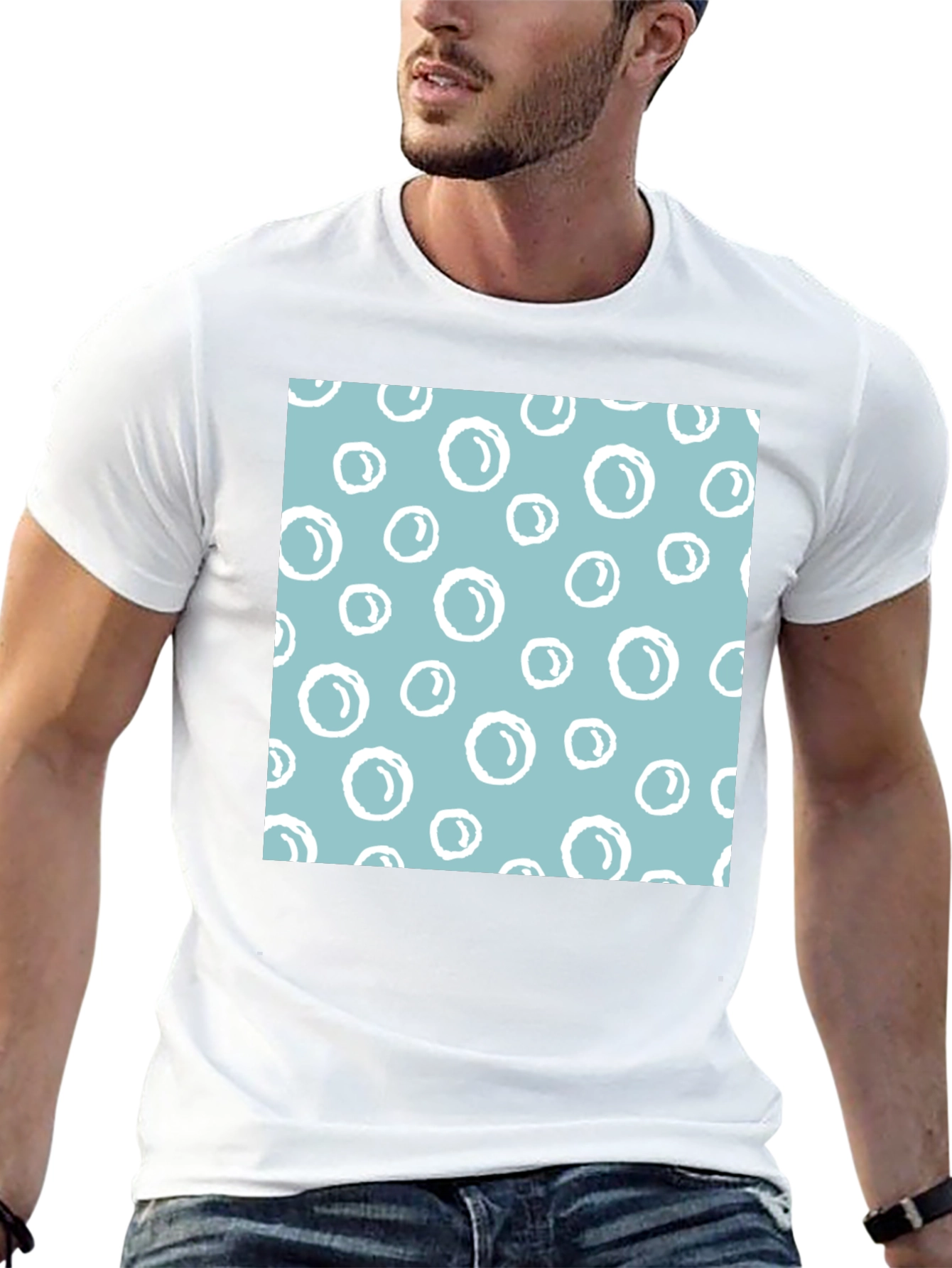 Bubble Pattern T-Shirt