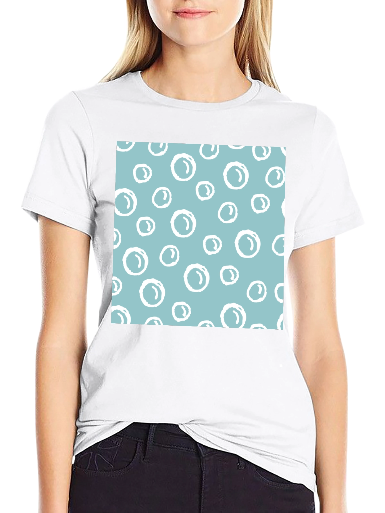 Bubble Pattern T-Shirt
