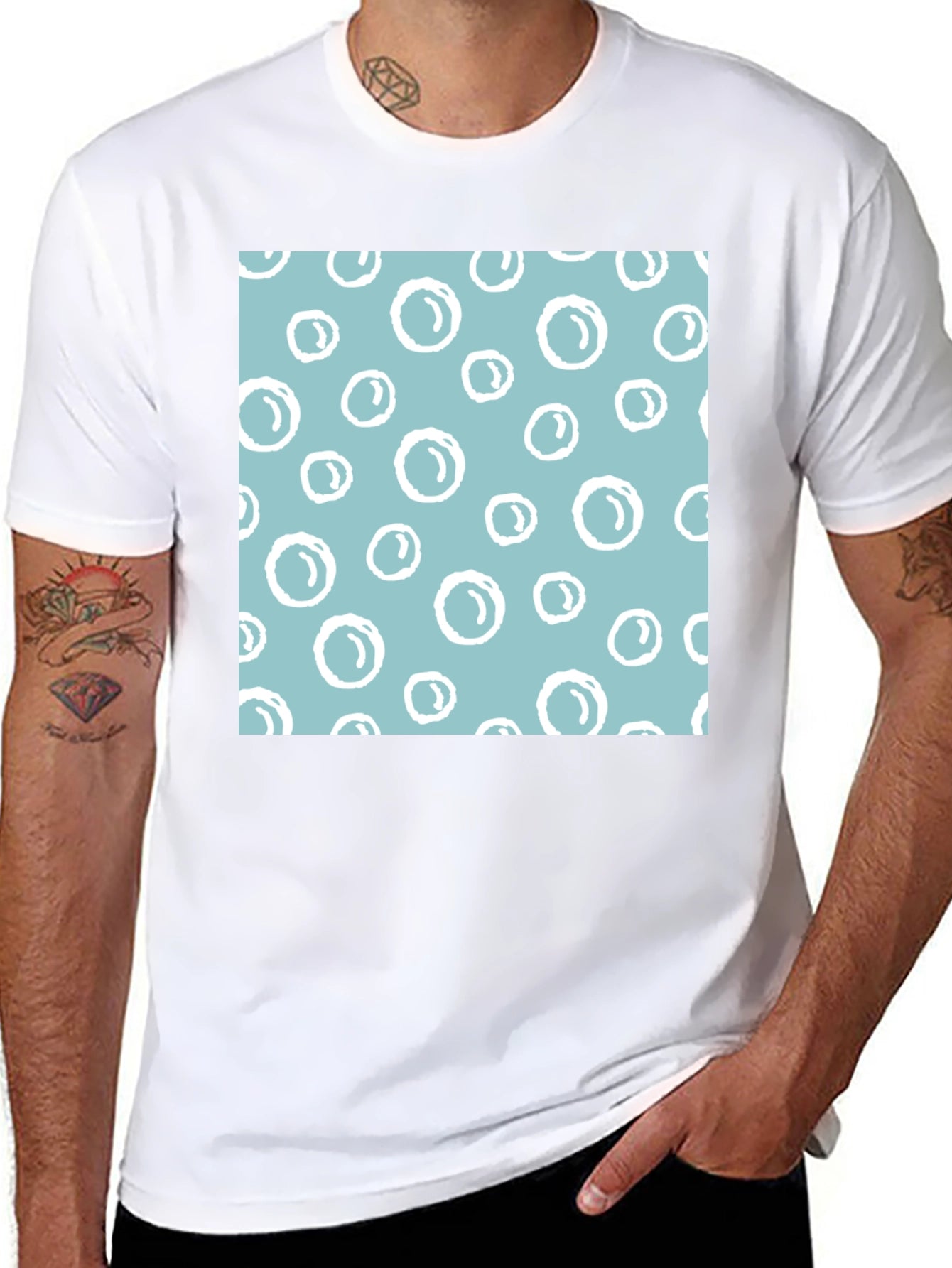 Bubble Pattern T-Shirt