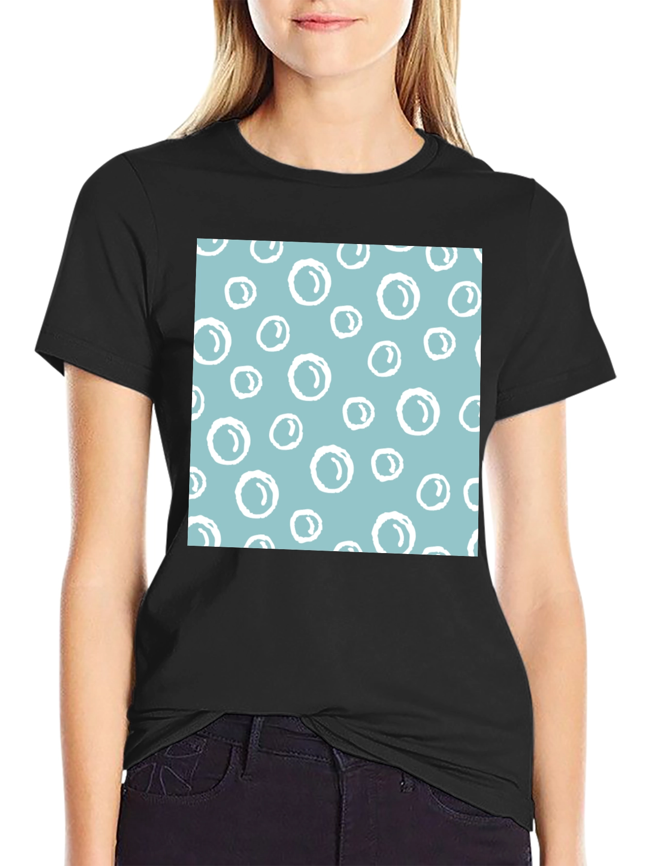 Bubble Pattern T-Shirt