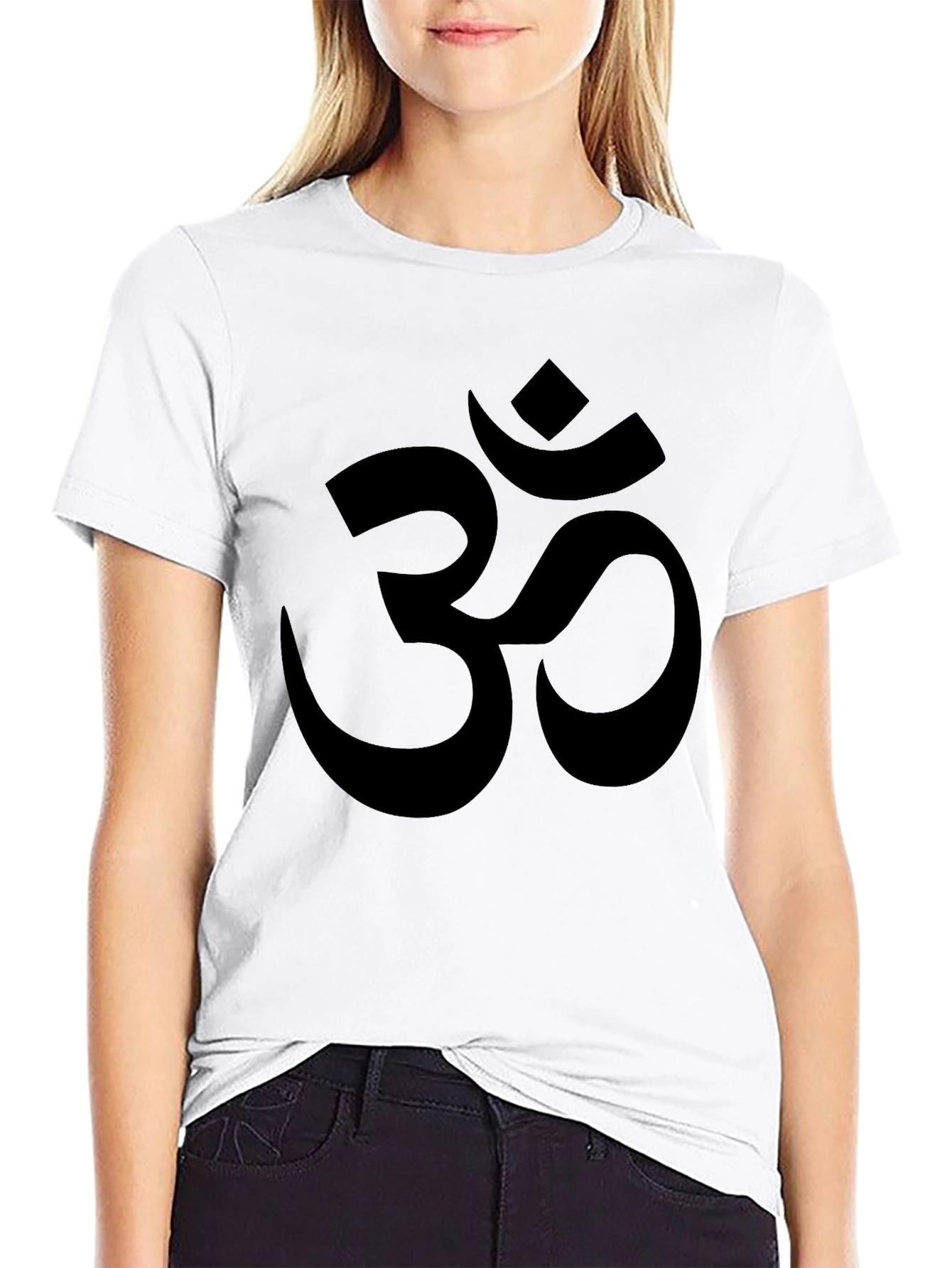 Om Symbol T-Shirt - Black Spiritual Tee