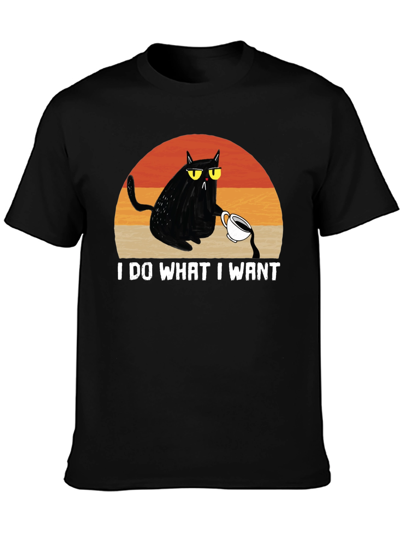 I Do What I Want Cat T-Shirt