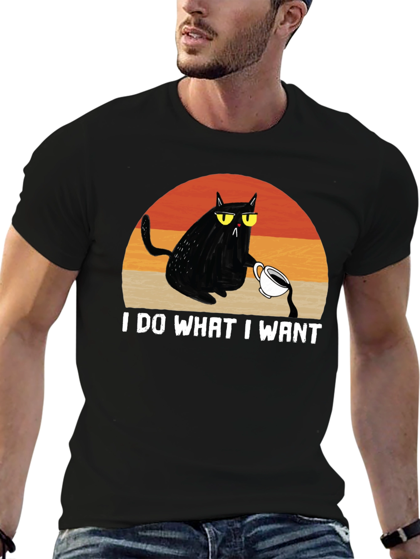 I Do What I Want Cat T-Shirt