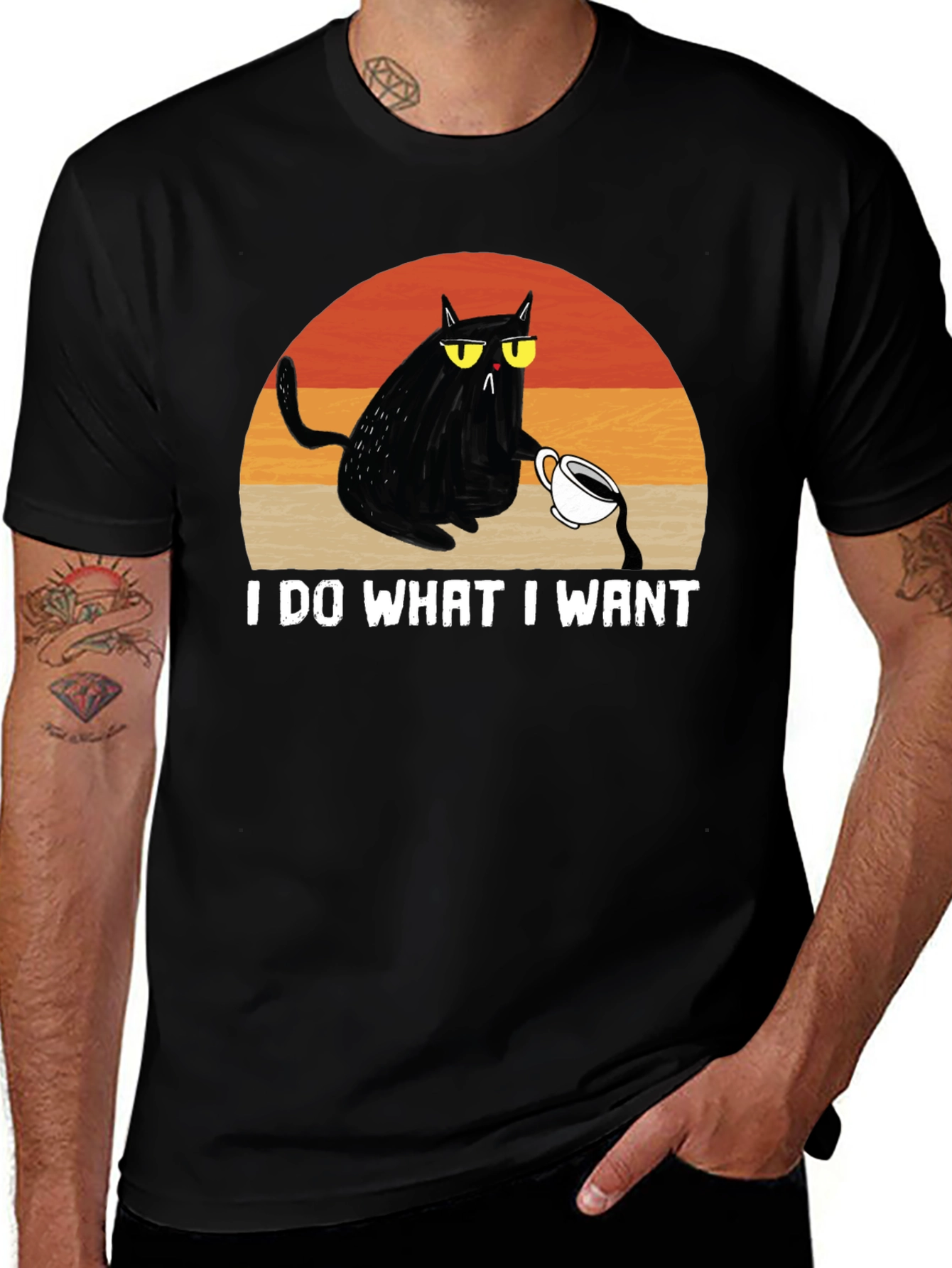 I Do What I Want Cat T-Shirt