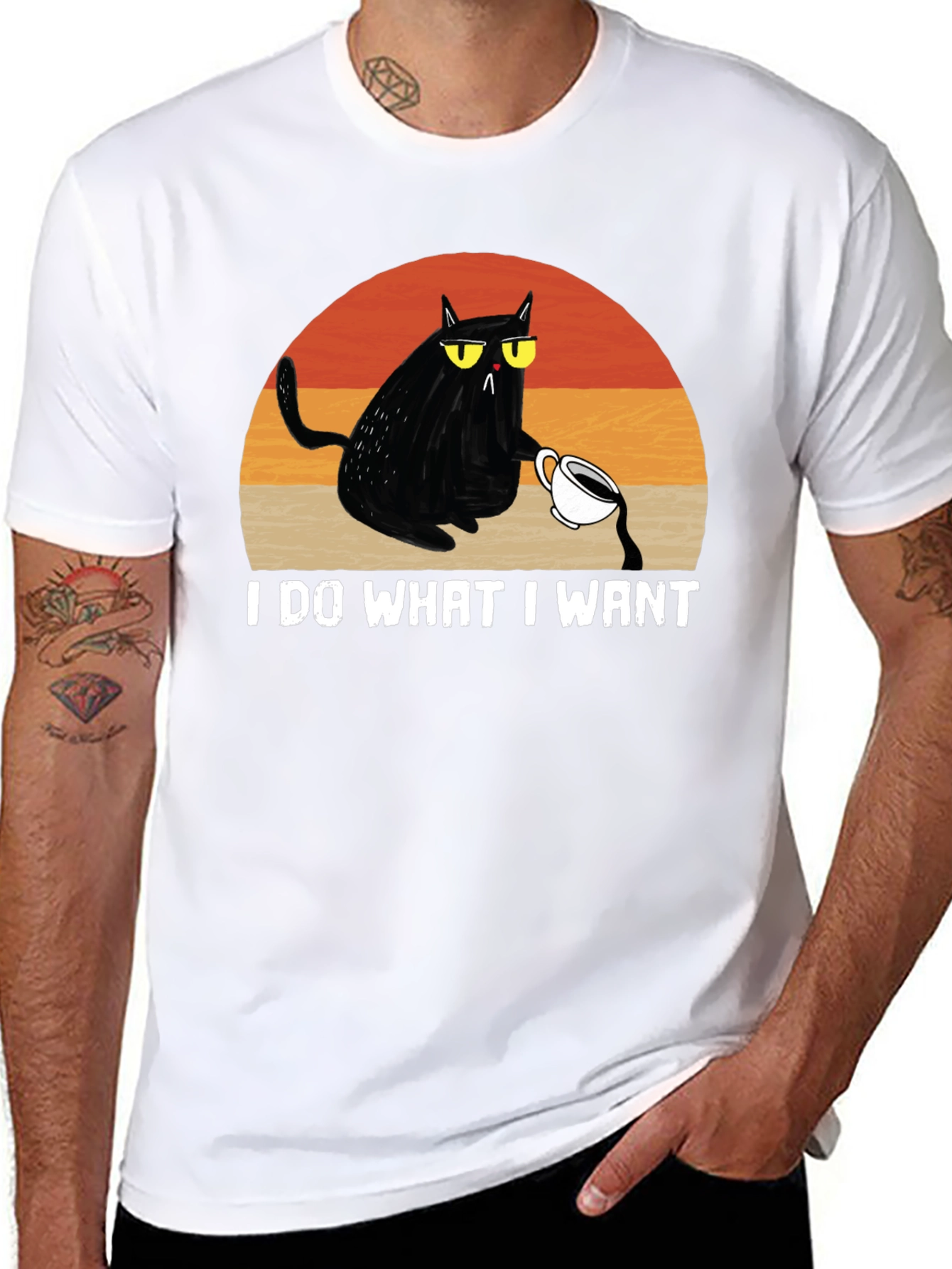 I Do What I Want Cat T-Shirt
