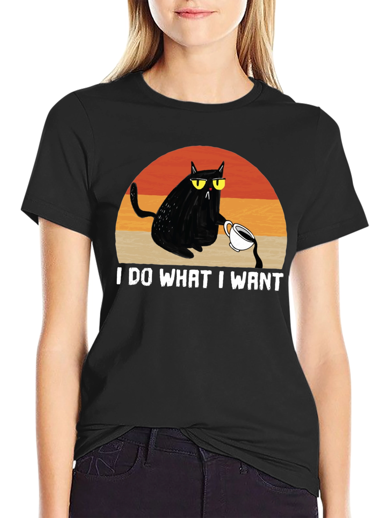 I Do What I Want Cat T-Shirt