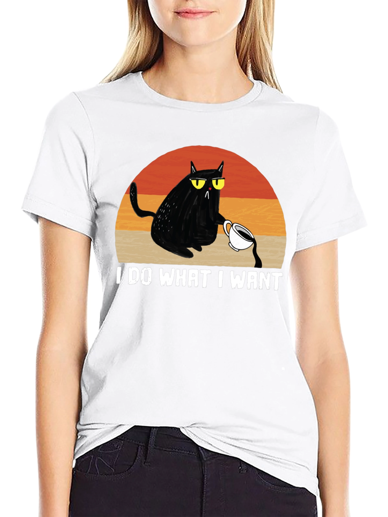 I Do What I Want Cat T-Shirt