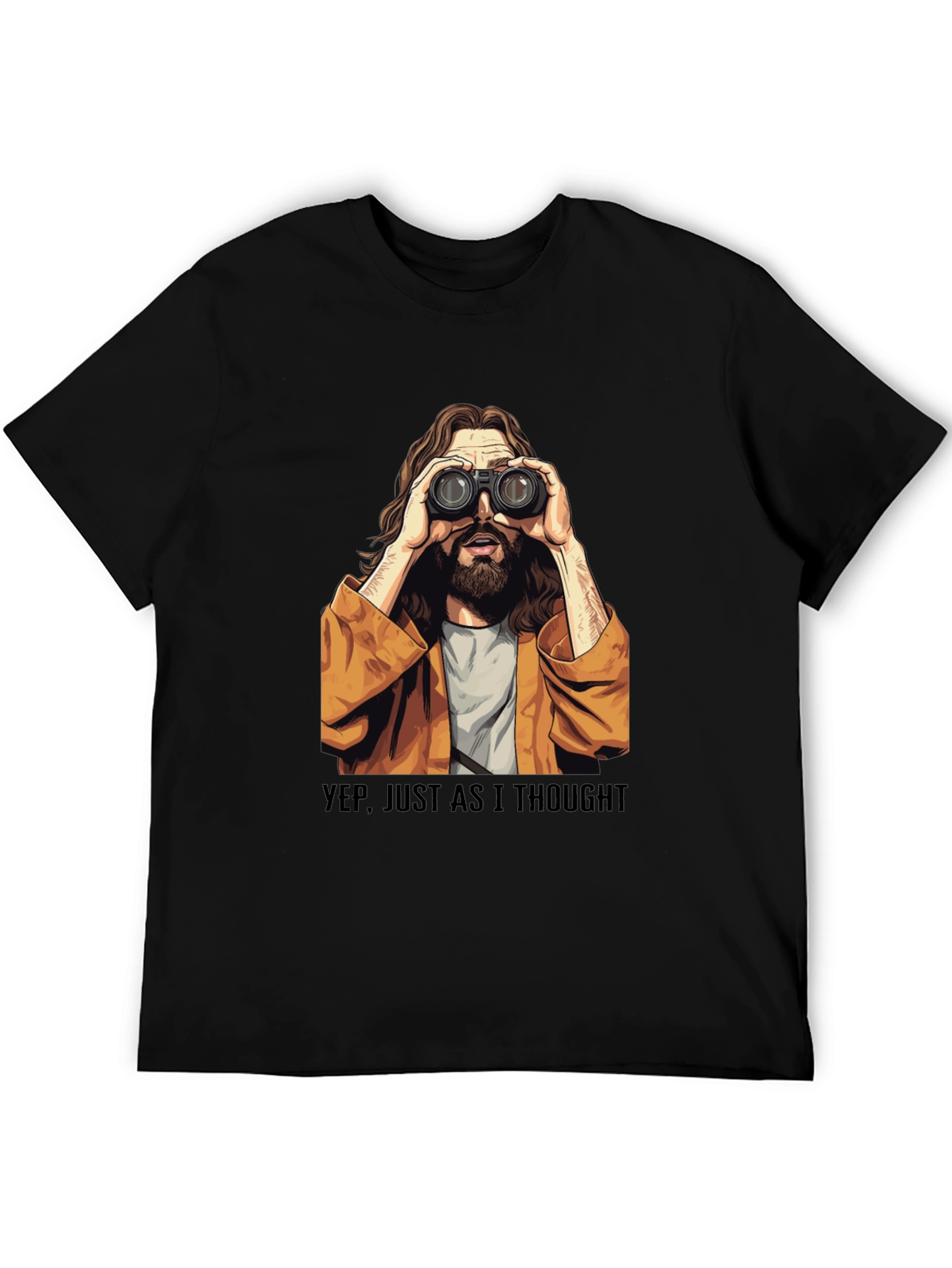 Binocular Jesus T-Shirt - Funny Graphic Tee