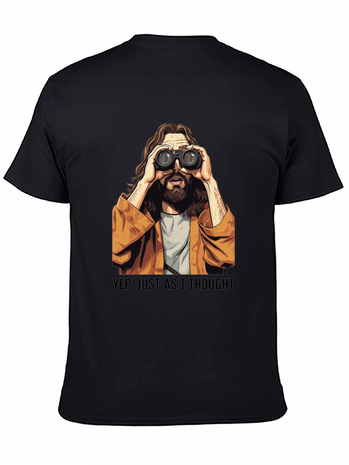 Binocular Jesus T-Shirt - Funny Graphic Tee
