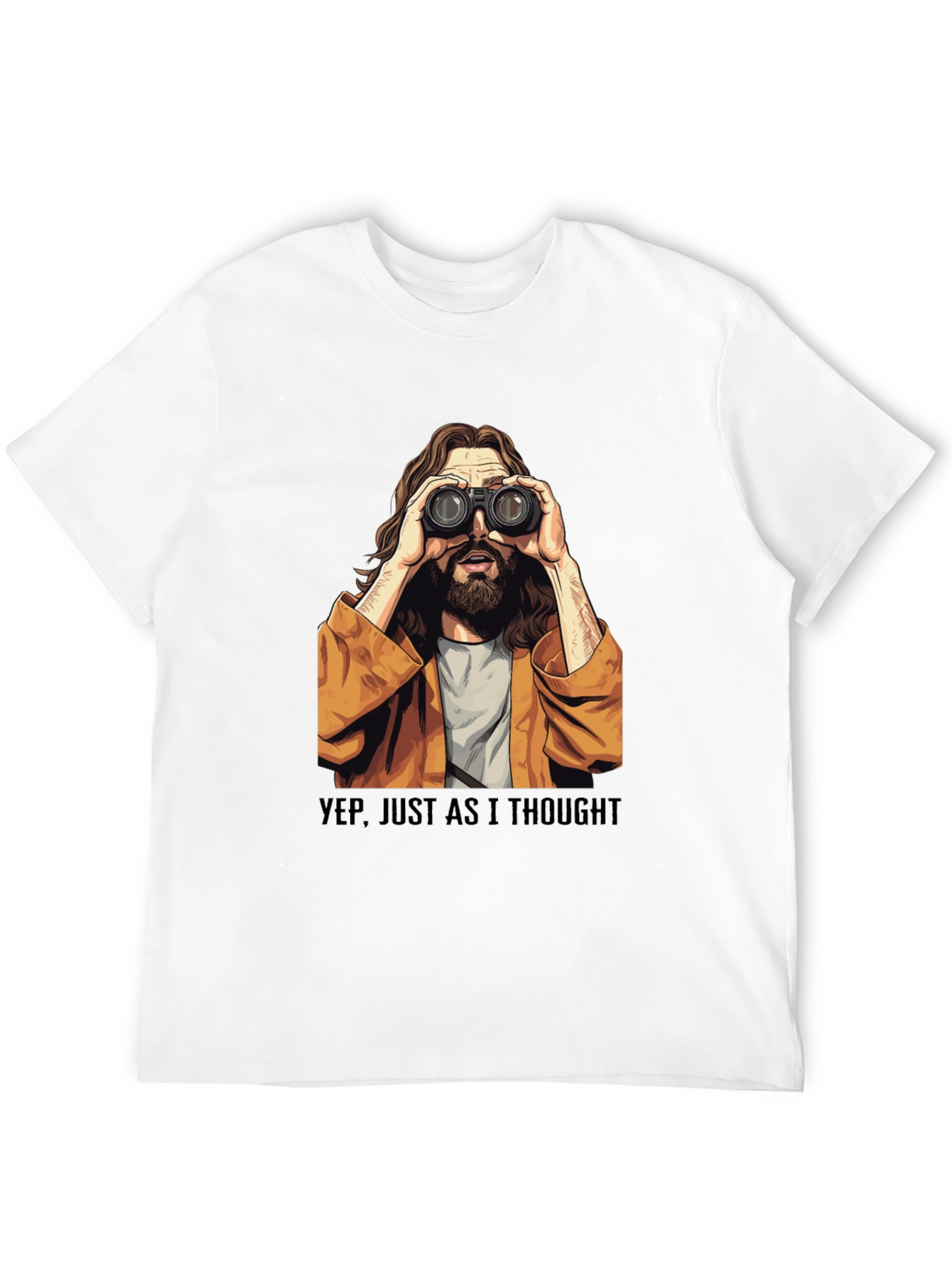 Binocular Jesus T-Shirt - Funny Graphic Tee