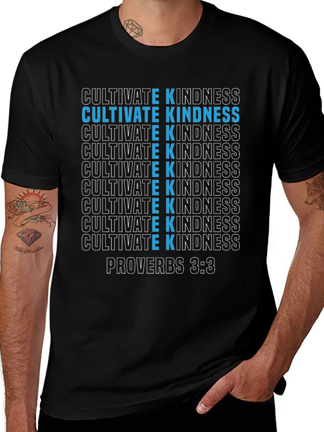 Cultivate Kindness Graphic T-Shirt - Proverbs 3:3