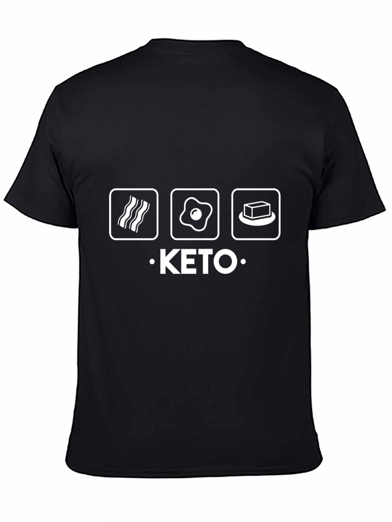 Keto Diet T-Shirt - Bacon Egg & Butter