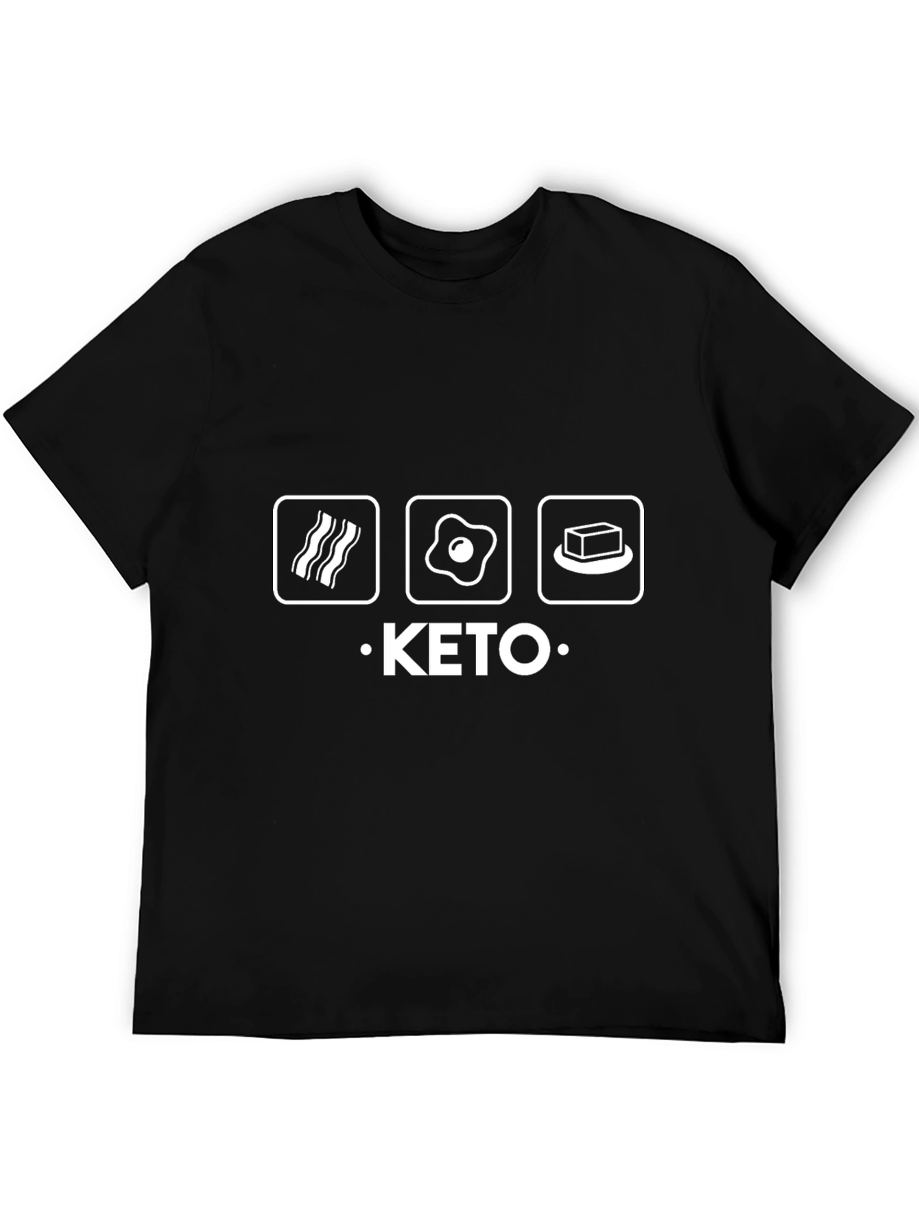 Keto Diet T-Shirt - Bacon Egg & Butter