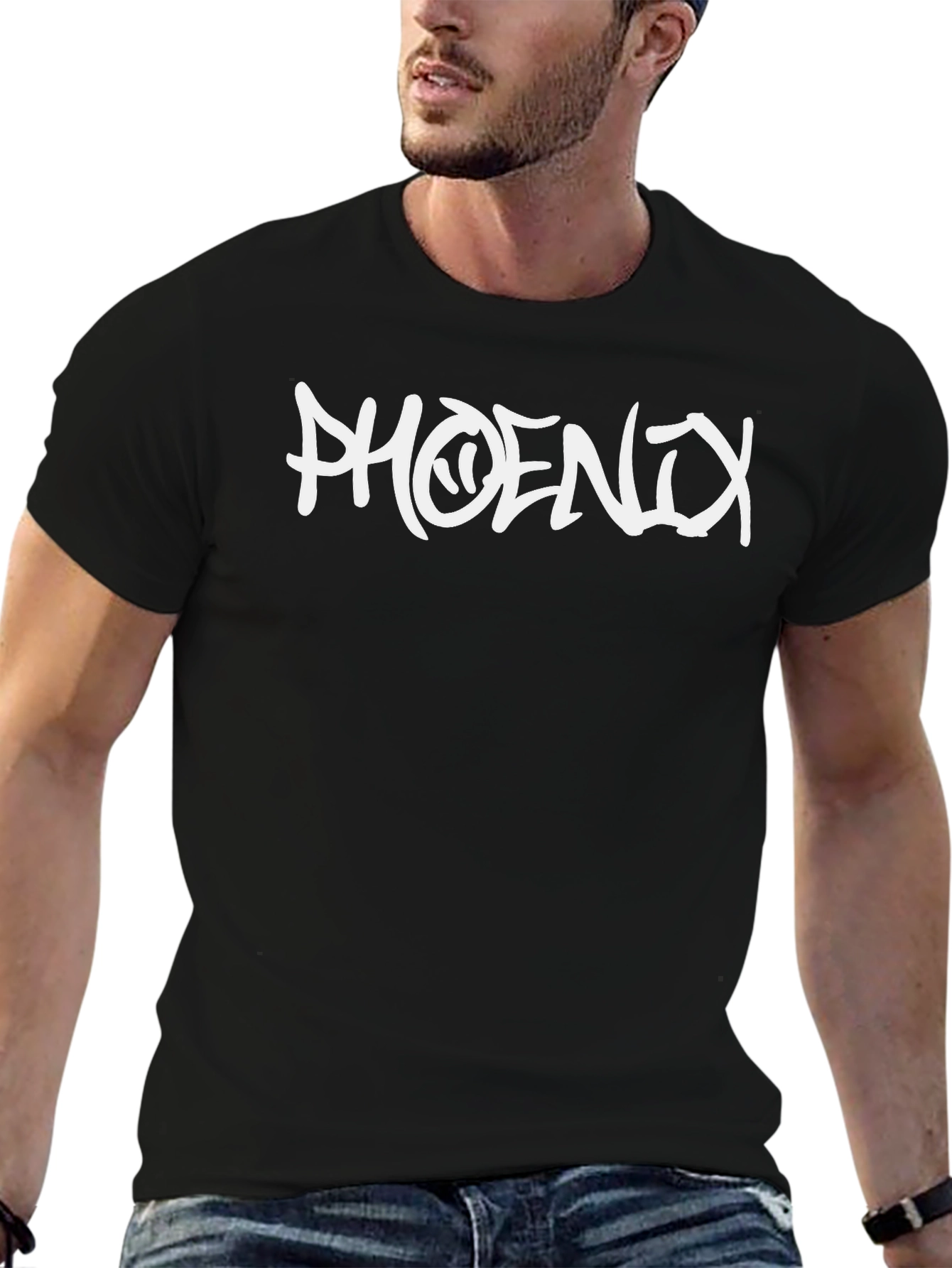 Phoenix Graphic Black T-Shirt