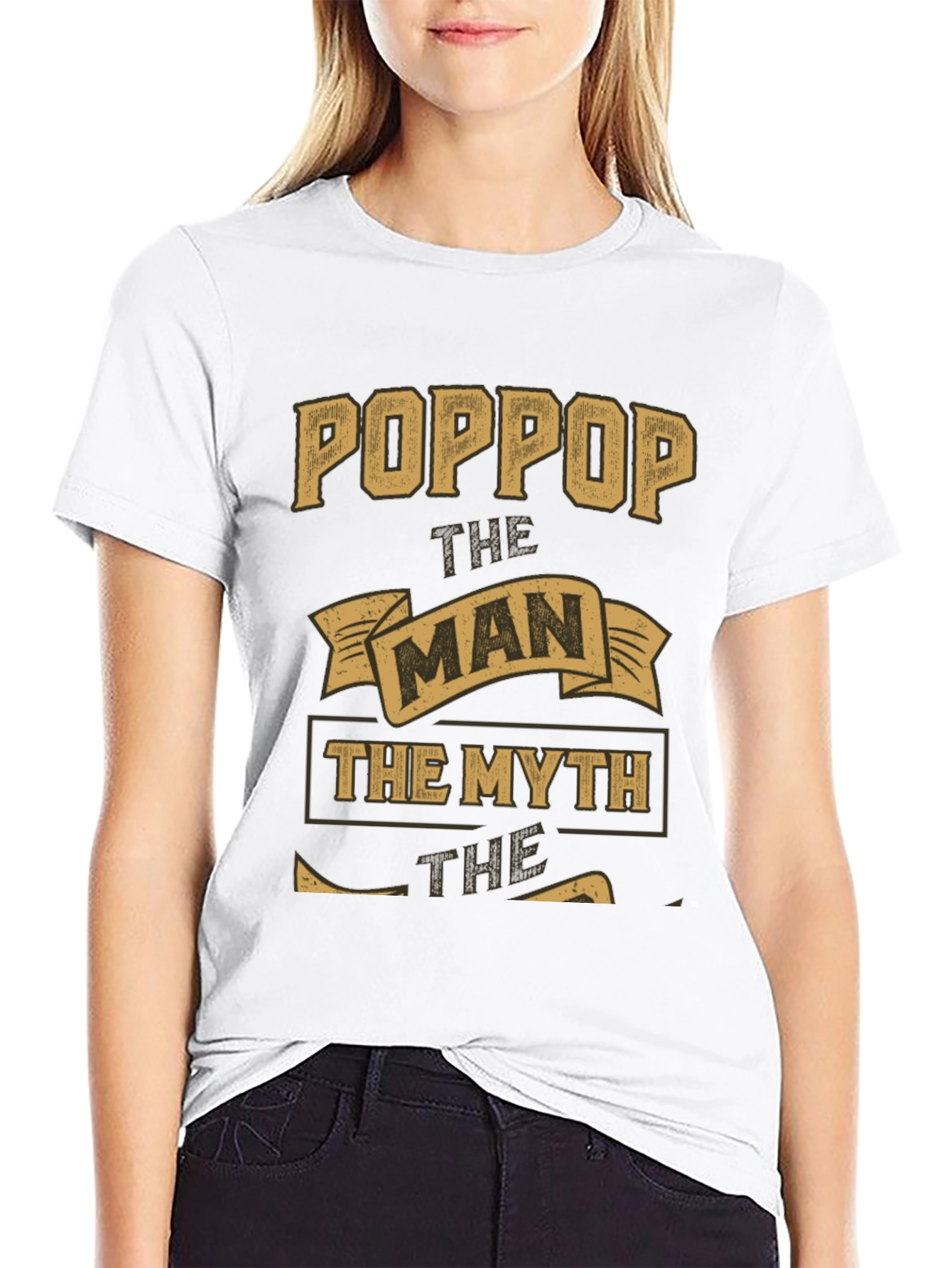 Poppop The Man The Myth Legend Graphic T-Shirt
