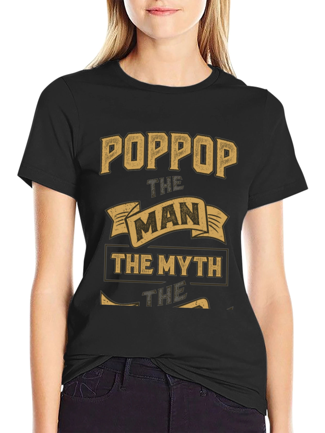 Poppop The Man The Myth Legend Graphic T-Shirt