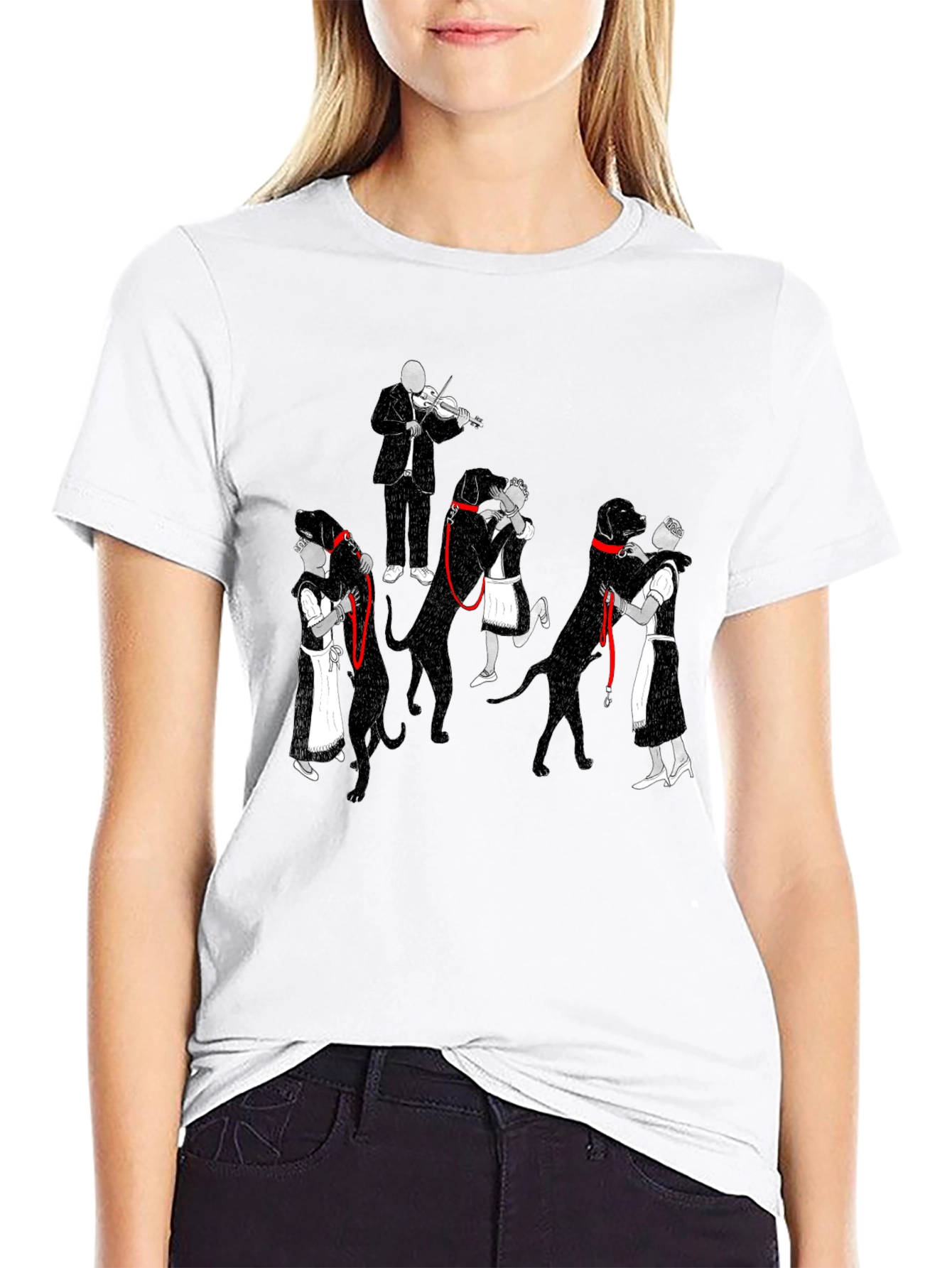 Dog Dance T-Shirt - Black Graphic Tee