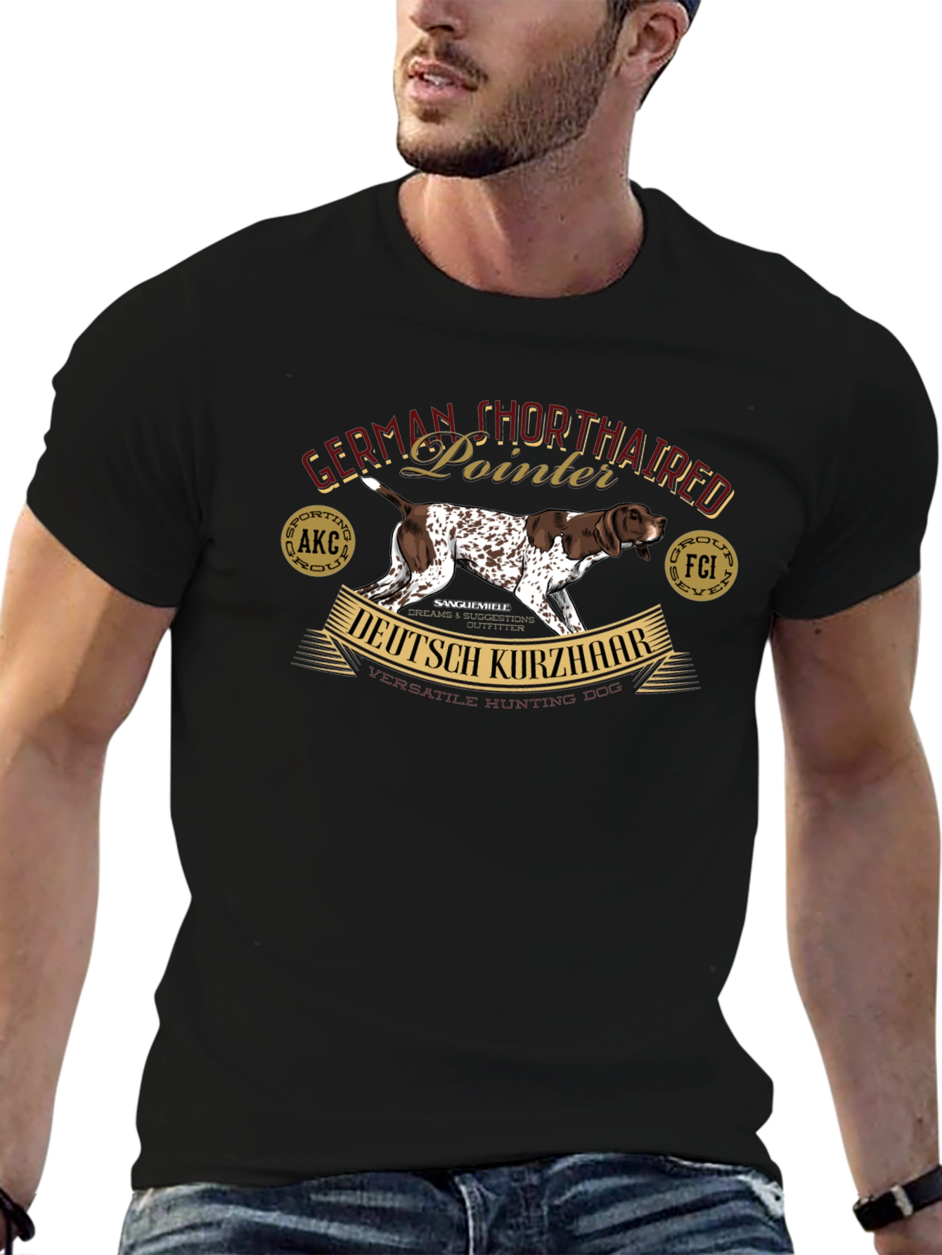 German Shorthaired Pointer Dog Breed T-Shirt