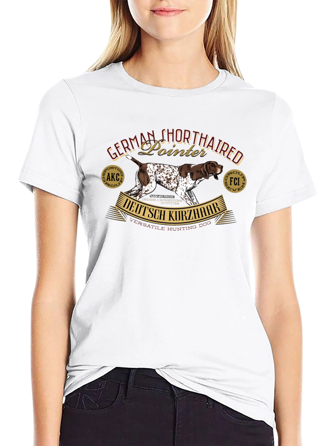 German Shorthaired Pointer Dog Breed T-Shirt