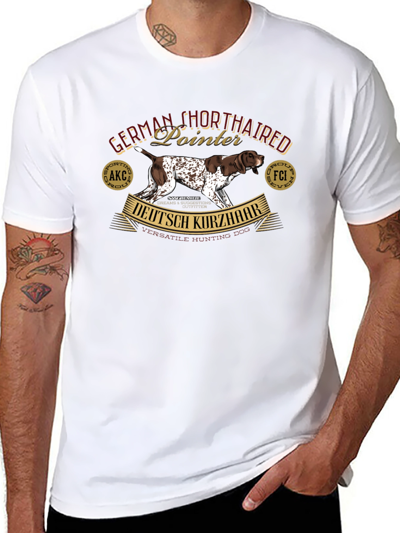 German Shorthaired Pointer Dog Breed T-Shirt